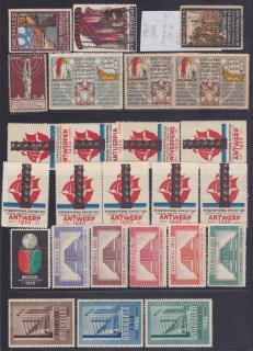 Belgian Exposition Poster Stamps