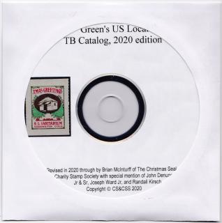 Green's Catalog of US Local TB Christmas Seals, 2020 edition, Brian McInturff