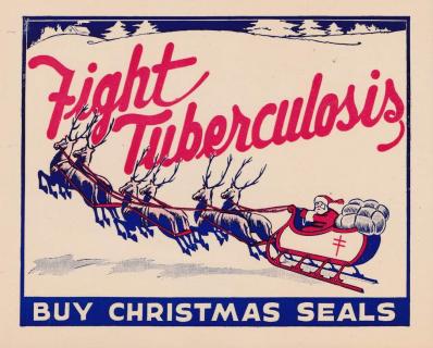 1927 US Christmas Seal Window Labe