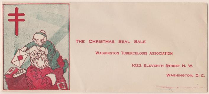 1921 Christmas Seal Envelope
