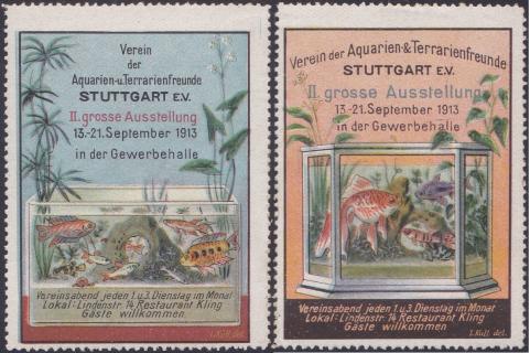 Tropical Fish European Event Poster Stamps