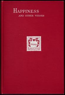 1927 first edition Happiness and Other Verses, by Emily Bissell, cover