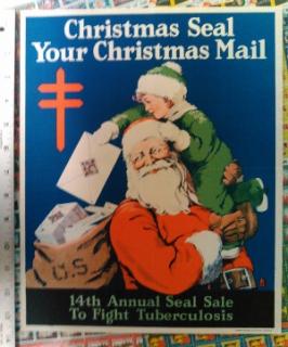 1921 Christmas Seal Poster