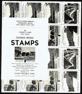 Covered Bridge Poster Stamps