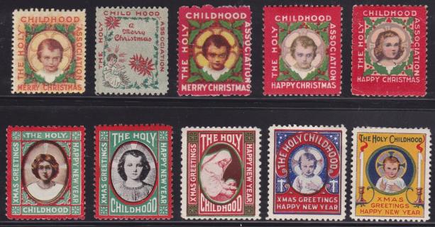 Holy Childhood Christmas Seals 1918-27