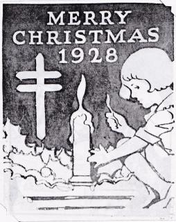 1928 Christmas Seal Original Art - Essay