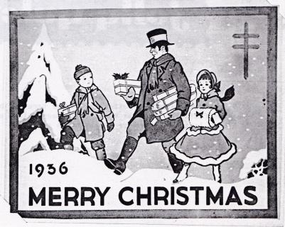 1936 Christmas Seal Original Art - Essay