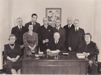 December 25th 1940 Special staff meeting of the National Tuberculosis Association Merry Christmas to all Sate and Local TB Associations.
